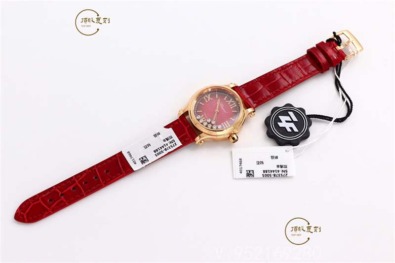 ZF廠蕭邦HAPPY SPORT快樂鉆石中國(guó)紅限量版新品發(fā)布-復(fù)刻表