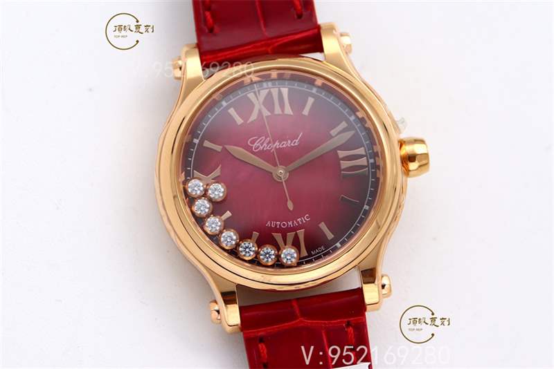 ZF廠蕭邦HAPPY SPORT快樂鉆石中國(guó)紅限量版新品發(fā)布-復(fù)刻表