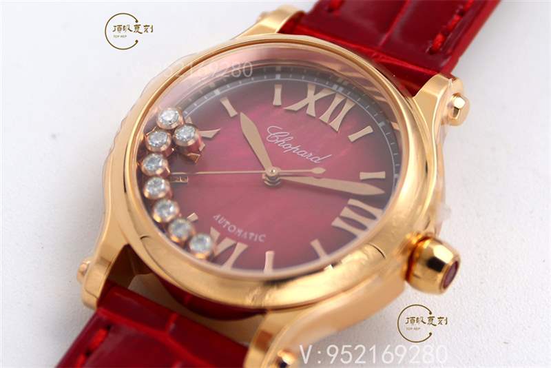 ZF廠蕭邦HAPPY SPORT快樂鉆石中國(guó)紅限量版新品發(fā)布-復(fù)刻表
