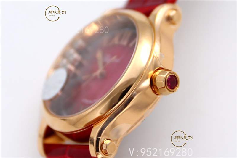 ZF廠蕭邦HAPPY SPORT快樂鉆石中國(guó)紅限量版新品發(fā)布-復(fù)刻表