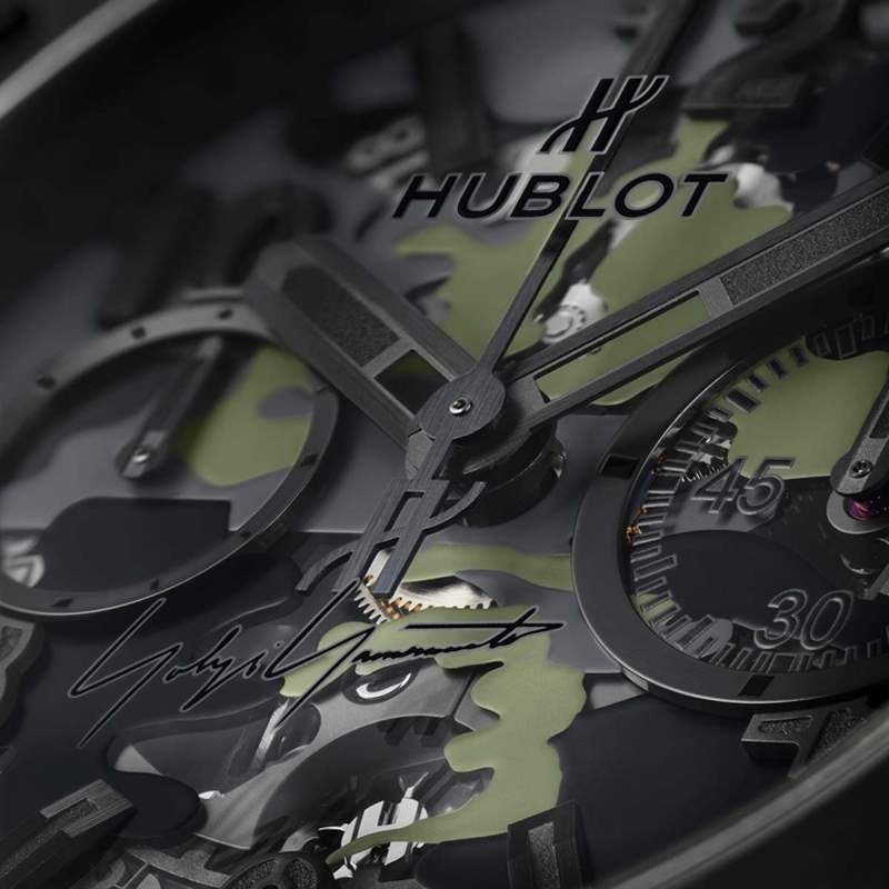 表盤細節十足 HUBLOT X 山本耀司Big Bang限量迷彩腕表|以迷彩貫穿全表設計-復刻表