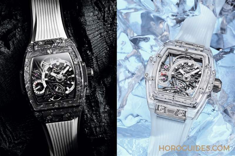 直搗靈魂的爆炸性美學(xué)|Hublot Spirit Of Big Bang 陀飛輪5日鏈腕表-白色碳纖維款、藍寶石款-復(fù)刻表