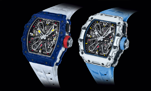 蝶形自動盤,自由切換上鏈模式!RICHARD MILLE RM 35-03 Rafael Nadal自動上鏈腕表-復(fù)刻表