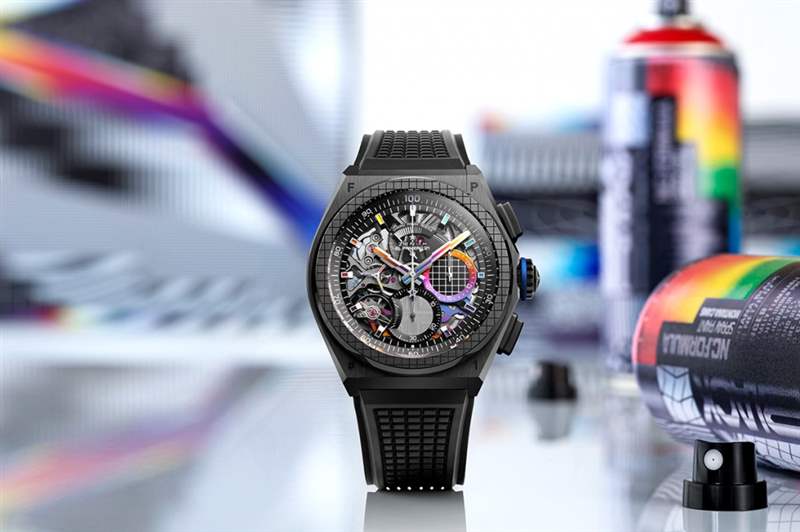 當(dāng)藝術(shù)呈現(xiàn)于表盤上|真力時Zenith DEFY 21 Felipe Pantone-復(fù)刻表