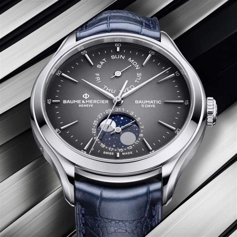 5款Baume & Mercier名士Clifton Baumatic手表推介-復刻表