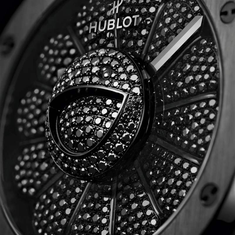 宇舶HUBLOT x 村上隆Classic Fusion Takashi Murakami All Black!黑鉆拼砌出超搶眼太陽(yáng)花-復(fù)刻表