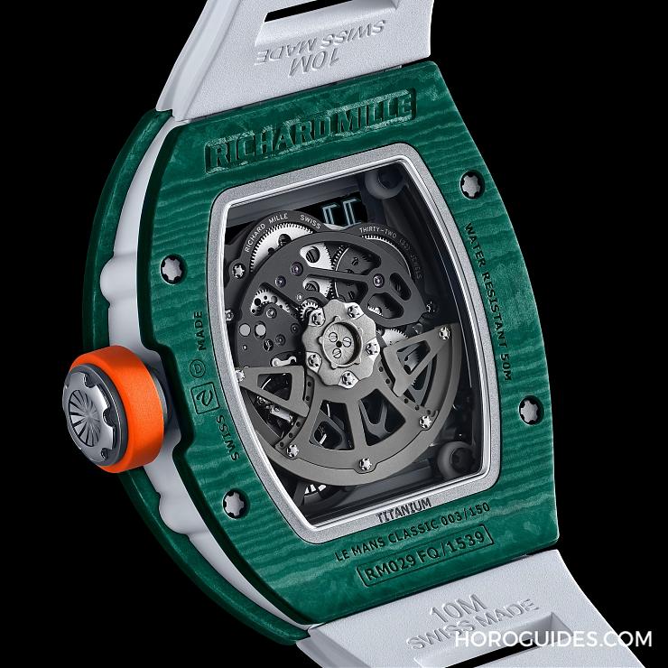 以賽事識(shí)別配色入作!第八款Richard Mille RM 029利曼經(jīng)典賽腕表亮相-復(fù)刻表