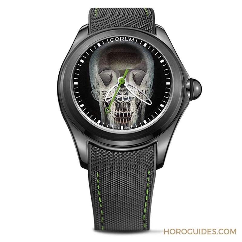 第二代登場,昆侖表Bubble 47 Skull X-Ray 泡泡系列骷髏頭腕表-復刻表