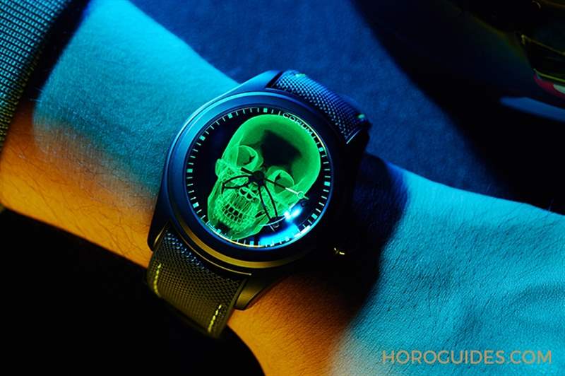 第二代登場,昆侖表Bubble 47 Skull X-Ray 泡泡系列骷髏頭腕表-復刻表