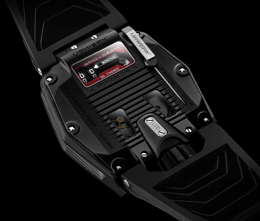 urwerk 您的 220 獵鷹項(xiàng)目底蓋