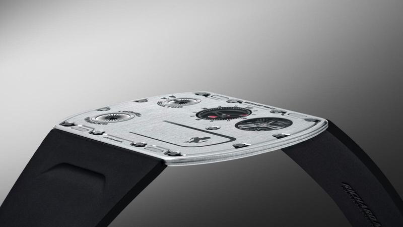 超薄運動表的工程習題!RICHARD MILLE RM UP-01 Ferrari-復(fù)刻表