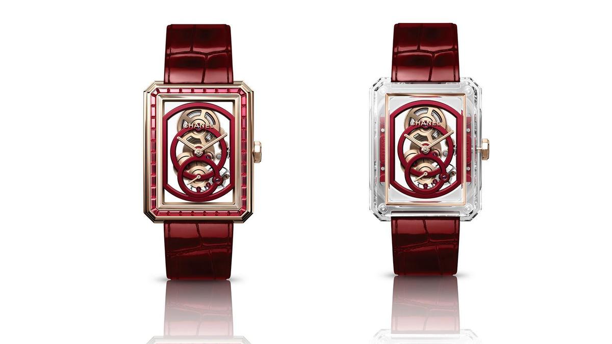 紅色基因的優(yōu)雅張力!CHANEL Red Edition用單色變化細節(jié)-復刻表