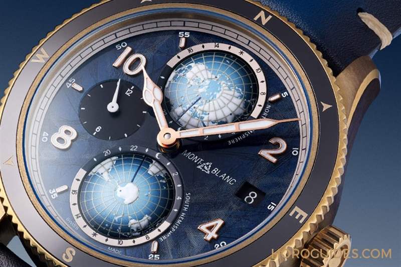 MONTBLANC - 零氧！ 耐用、精準、不起霧｜Montblanc 1858系列Geosphere世界時區(qū)零氧限量腕表的極限探險魂