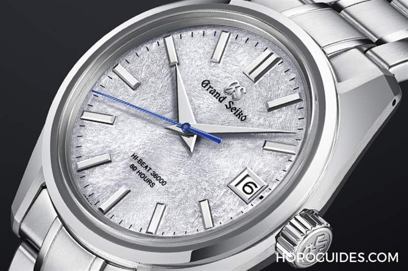 GRAND SEIKO - 淡藍面盤呈現(xiàn)巖手山「融雪」美景，Grand Seiko 44GS首款白鋼材質(zhì)