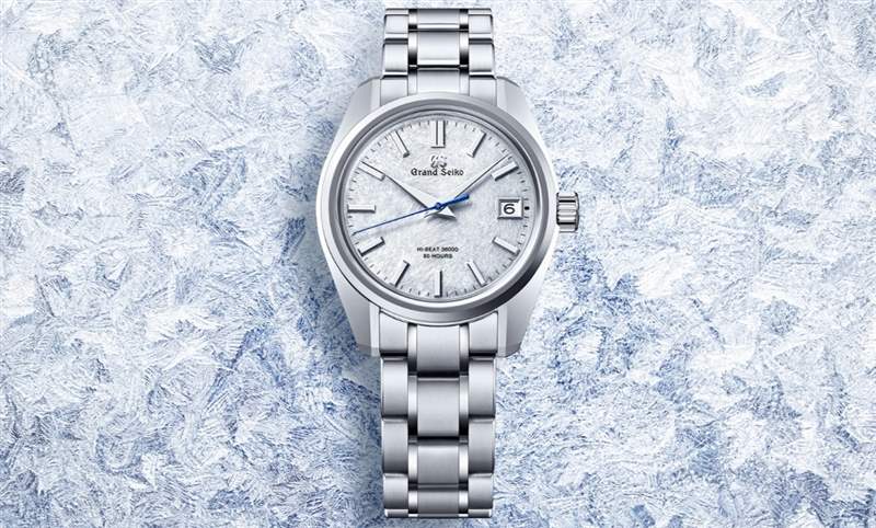 淡藍面盤呈現(xiàn)巖手山「融雪」美景，Grand Seiko 44GS首款白鋼材質(zhì)