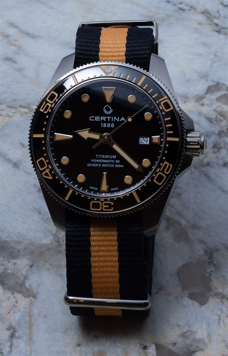 觀看評論:Certina DS Action Diver Titanium 觀看評論:Certina DS Action Diver Titanium-復刻表