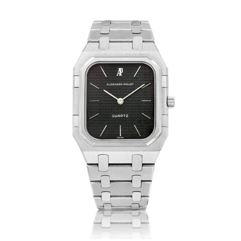 Royal Oak Rectangular Quartz 6005手表(Source:sothebys) AP皇家橡樹手表竟有不同形狀長方形表殼太奇特生產10年遭叫停-復刻表