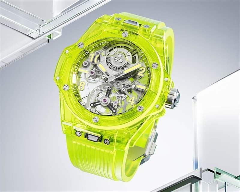 HUBLOT - HUBLOT藍寶石不只晶透亮還有螢光黃SAXEM滿滿科技含量