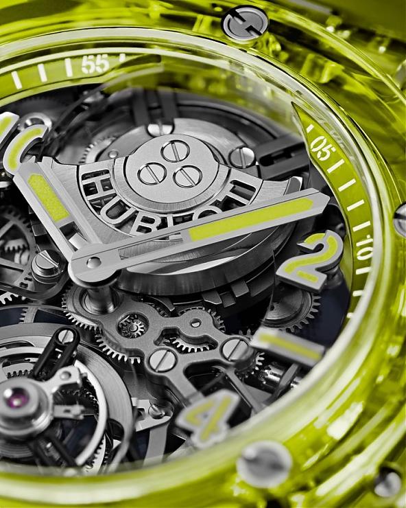 HUBLOT - HUBLOT藍寶石不只晶透亮還有螢光黃SAXEM滿滿科技含量