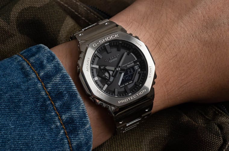 評點(diǎn)G-SHOCK“全金屬”農(nóng)家橡樹GM-B2100運(yùn)動表-復(fù)刻表