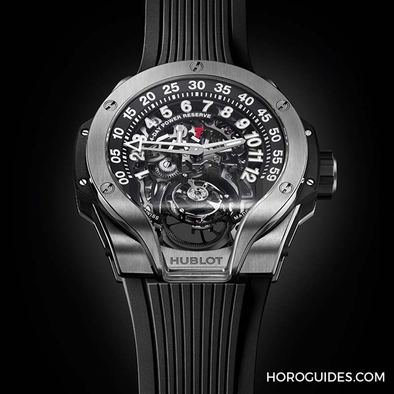HUBLOT全新MP-13雙軸陀飛輪雙逆跳腕表挑戰極限工藝-復刻表