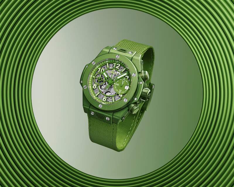 Big Bang Unico Nespresso Origin腕表(圖片來源:Hublot) 咖啡渣制表|Hublot聯(lián)乘Nespresso環(huán)保合作廢物升級成高級腕表-復(fù)刻表