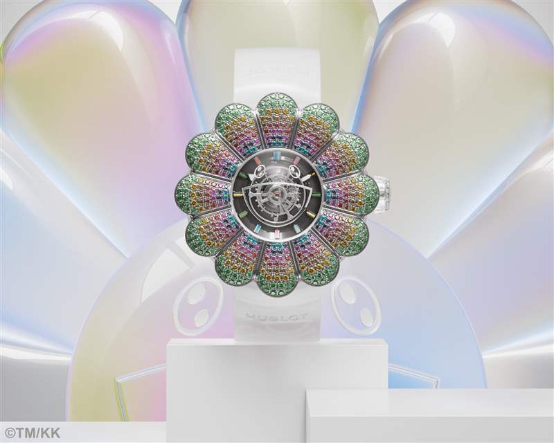 MP-15村上隆陀飛輪Only Watch腕表（圖片來(lái)源：Hublot）