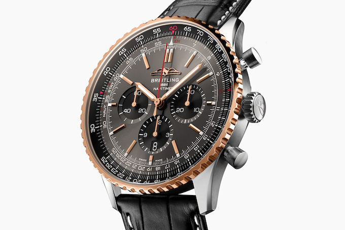 百年靈 Navitimer B01 計時碼表 46 美國獨家 灰色 1