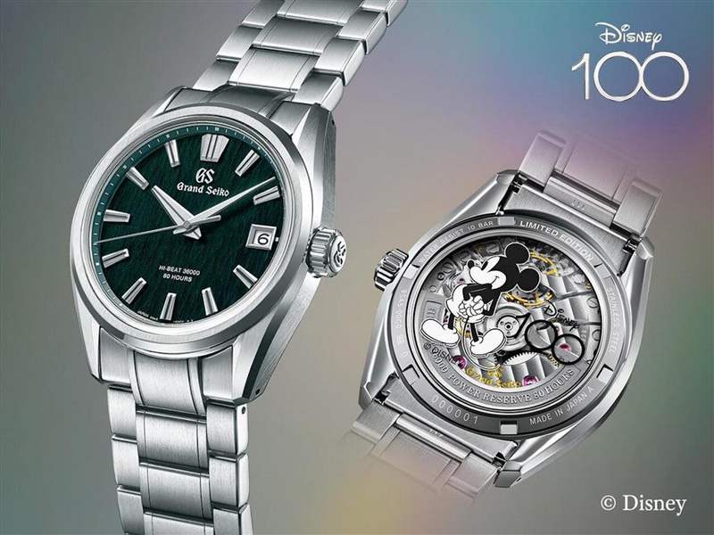 2023年為Disney迪士尼的100周年里程碑，GRAND SEIKO特別推出一款以SLGH011為基礎(chǔ)、限量100只的紀(jì)念表。 （GRAND SEIKO）