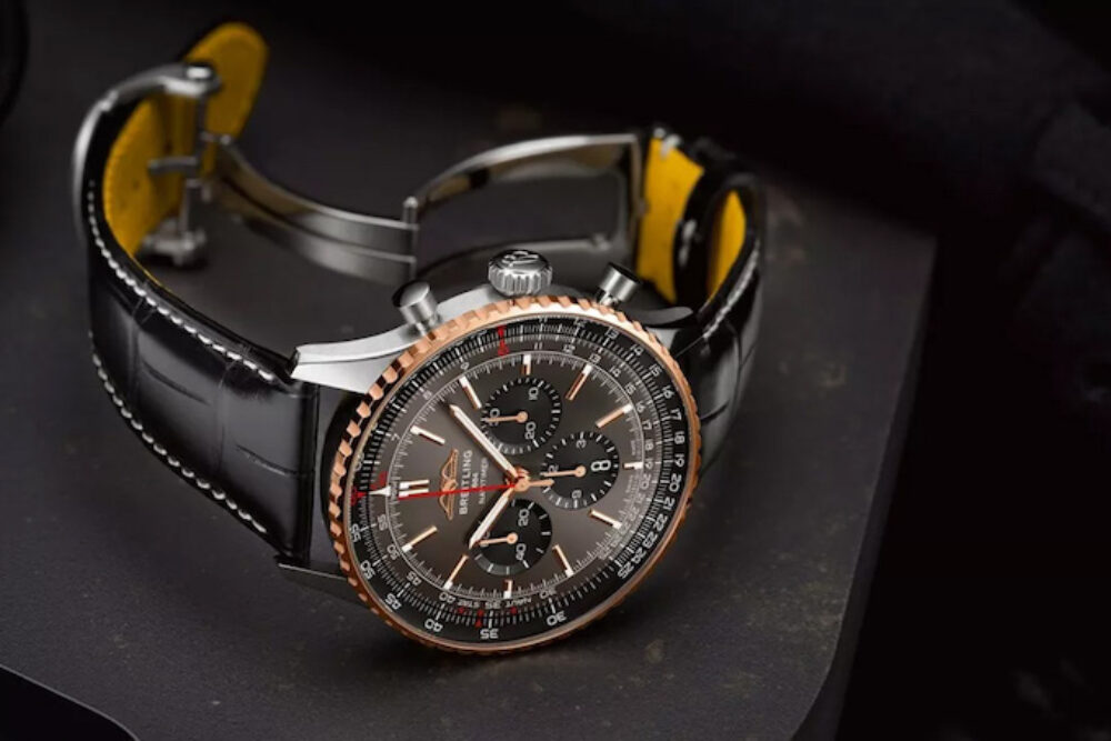 百年靈 Navitimer B01 計時碼表 46 美國獨家 灰色 3