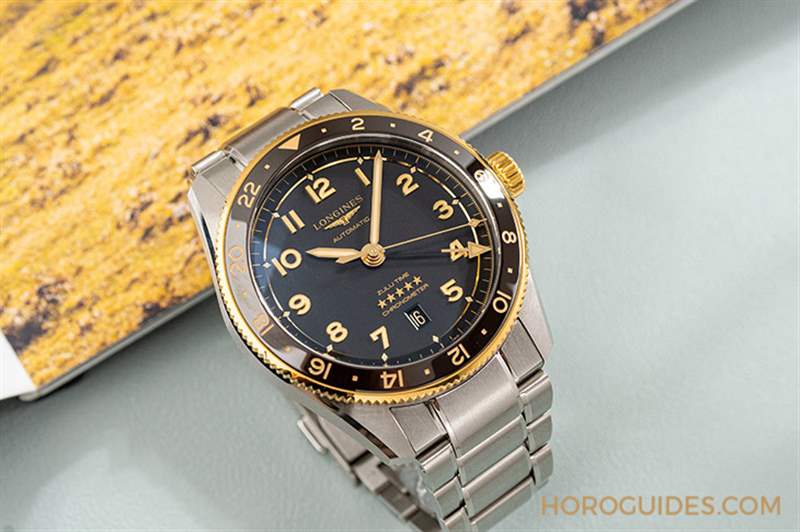 LONGINES - 為此地與彼時，都鍍上Golden Hour：浪琴表Spirit Zulu Time，新增18K黃金細節