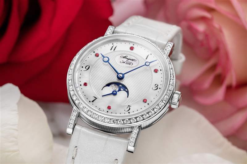 Breguet推出Classique Phase de Lune 9085 Valentine’s Day情人節主題腕表:紅寶石時標 Breguet推出Classique Phase de Lune 9085 Valentine’s Day情人節主題腕表:紅寶石時標-復刻表