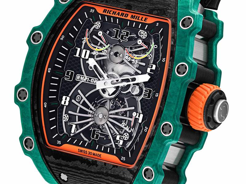 里查德米爾推出RM 21-02 Tourbillon Aerodyne鏤空陀飛輪腕表 里查德米爾推出RM 21-02 Tourbillon Aerodyne鏤空陀飛輪腕表-復刻表