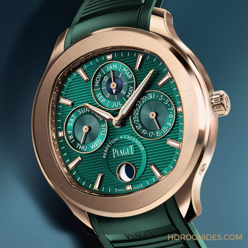PIAGET - 風華奪目、纖薄美型，PIAGET Polo超薄萬年歷自動腕表強勢定義奢華運動風