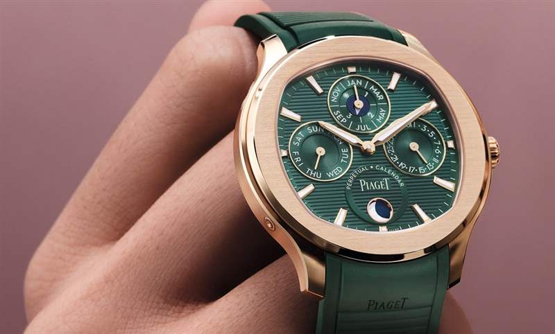 PIAGET - 風華奪目、纖薄美型，PIAGET Polo超薄萬年歷自動腕表強勢定義奢華運動風