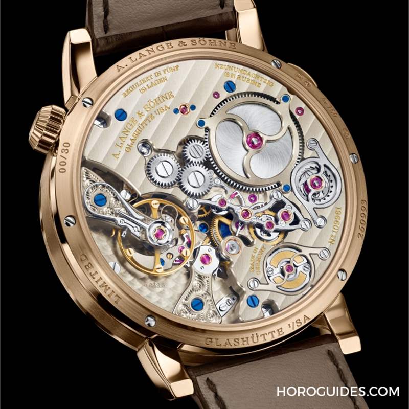 溫暖蜜金限量登場|朗格Zeitwerk Minute Repeater 18K蜂蜜金版-復(fù)刻表