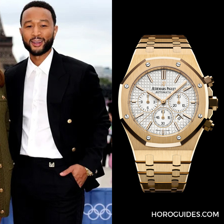 AUDEMARS PIGUET - ROYAL OAK - 15407ST. OO.1220ST.02 - 直擊 ！ 名人現身2024巴黎奧運戴什么表