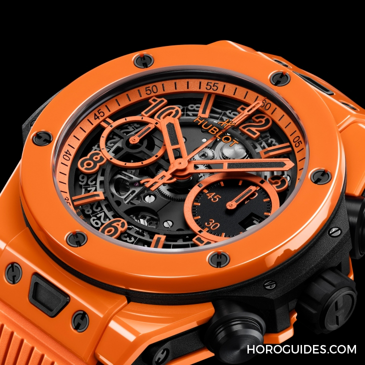 HUBLOT - 今夏最時(shí)尚的色彩！ HUBLOT推出全新Big Bang Unico Orange Ceramic橙色陶瓷腕表