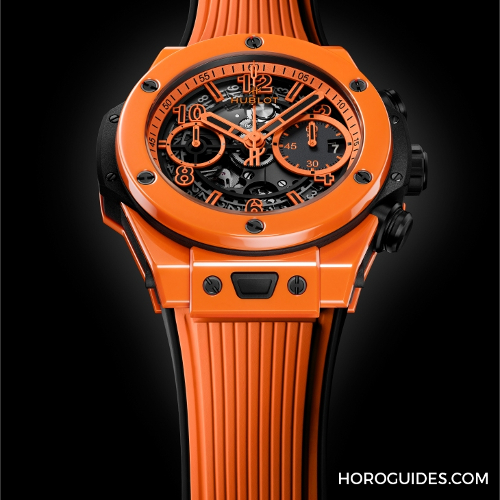HUBLOT - 今夏最時(shí)尚的色彩！ HUBLOT推出全新Big Bang Unico Orange Ceramic橙色陶瓷腕表