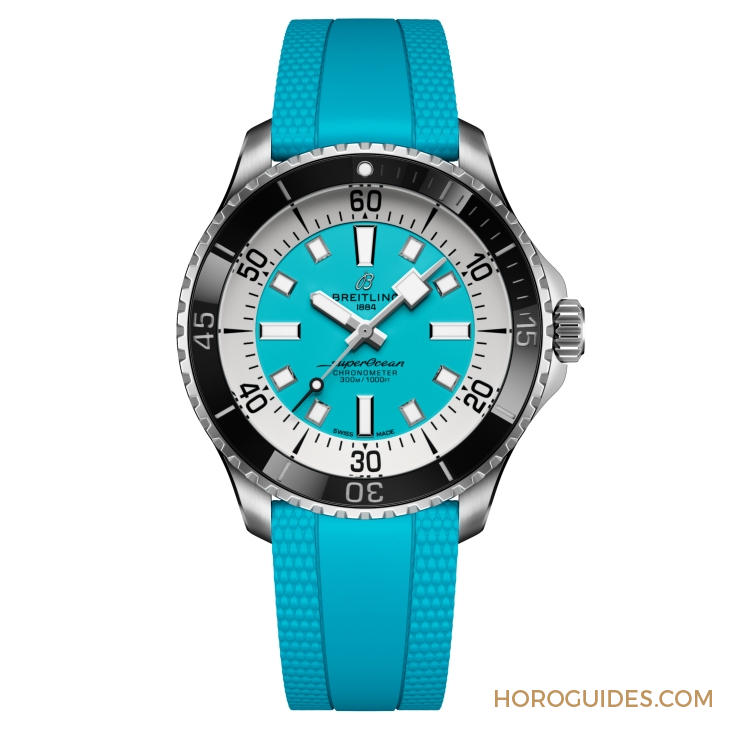 BREITLING - 彩虹時標面、46mm千米深潛新表同步現身|BREITLING Superocean系列新表