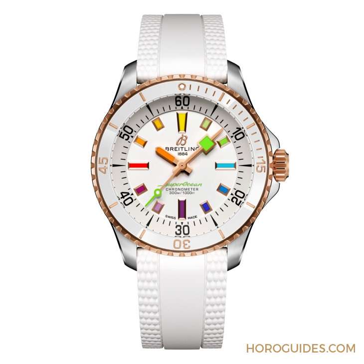 BREITLING - 彩虹時標面、46mm千米深潛新表同步現身|BREITLING Superocean系列新表