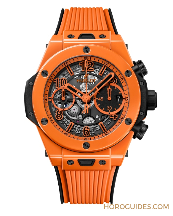 HUBLOT - 今夏最時(shí)尚的色彩！ HUBLOT推出全新Big Bang Unico Orange Ceramic橙色陶瓷腕表