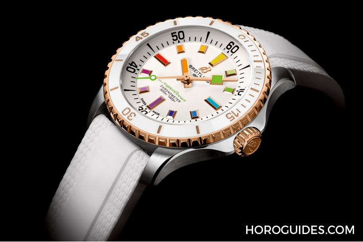 BREITLING - 彩虹時標面、46mm千米深潛新表同步現身|BREITLING Superocean系列新表