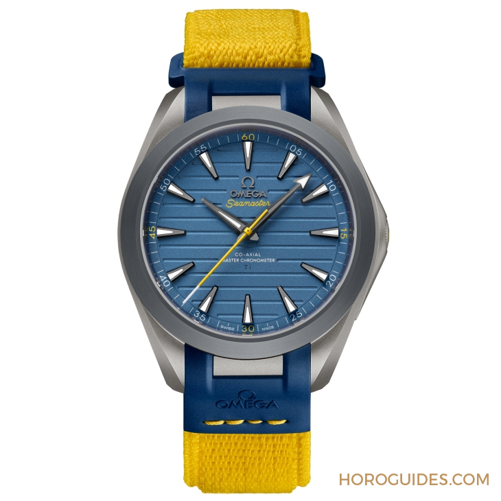 OMEGA - SEAMASTER - 220.92.41.21.03.002 - 超輕鈦金！ OMEGA為奧運金牌得主Armand Duplantis推出新款Seamaster Aqua Terra Ultra Light
