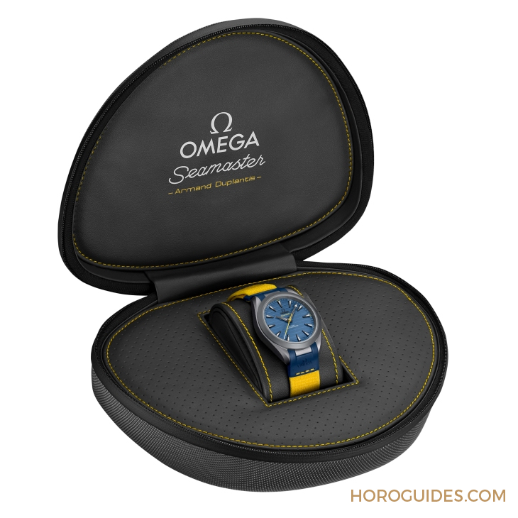 OMEGA - SEAMASTER - 220.92.41.21.03.002 - 超輕鈦金！ OMEGA為奧運金牌得主Armand Duplantis推出新款Seamaster Aqua Terra Ultra Light